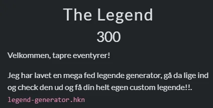 The Legend image